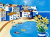 St Ives with Daffodils